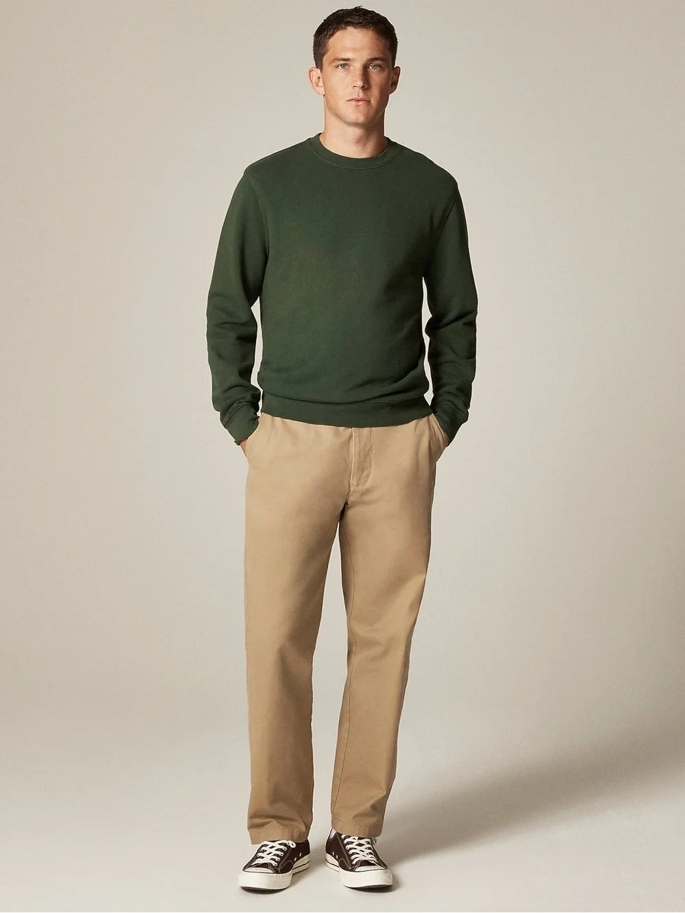 J. Crew Men's Classic Straight Flex Fit Khaki Pants Size 32x30